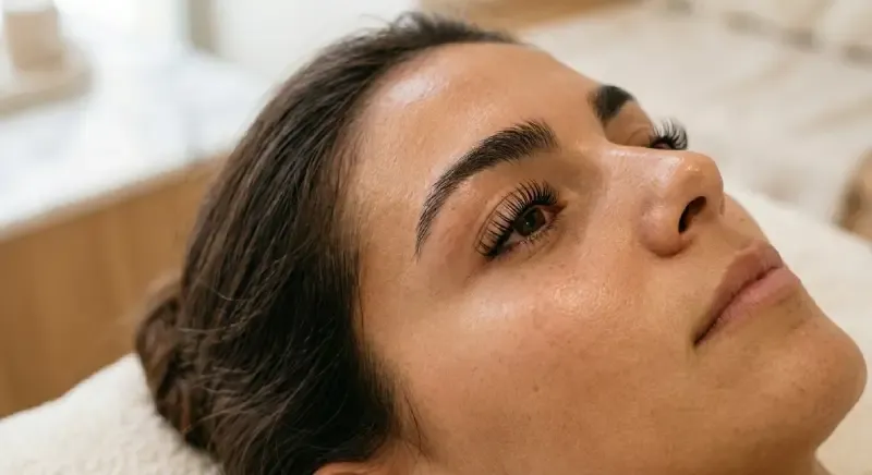 Healed microblading brows